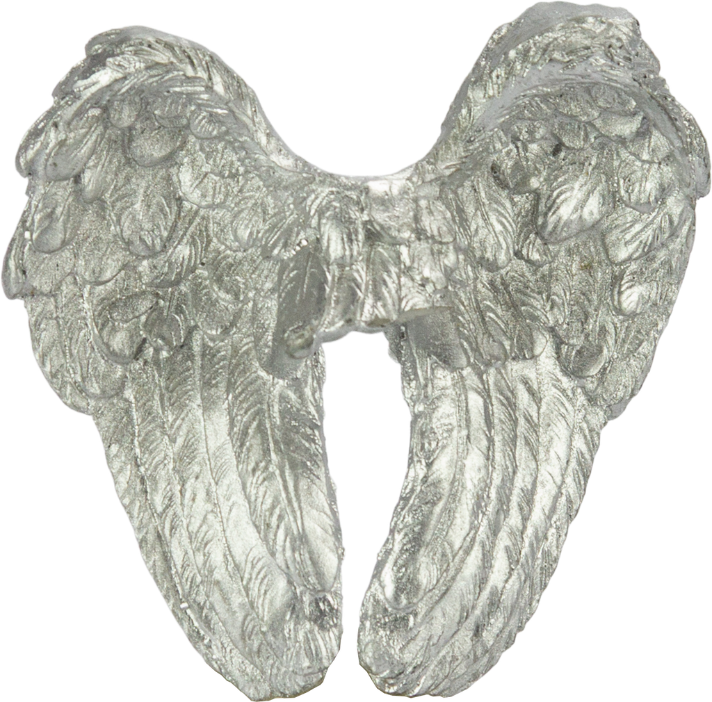 ANGELO Angel Wings to stick 7,5 cm Resin silver