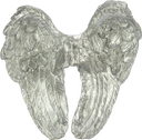 ANGELO Angel Wings to stick 7,5 cm Resin silver