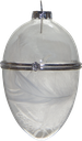 OSIRIS Egg openable to hang 10 cm Glass clear