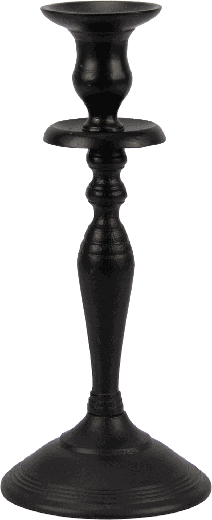 TWIST Candleholder Height 27 cm Metal black