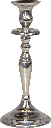 TWIST Kerzenständer Höhe 27 cm Metall antik-silber