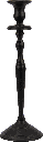 TWIST Candleholder Height 36,5 cm Metal black