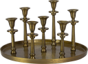 RONDA Candle-Tray 7-er 24 x Ø 41 cm Metal brass