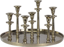 RONDA Candle-Tray 7-er 24 x Ø 41 cm Metal antique-silver