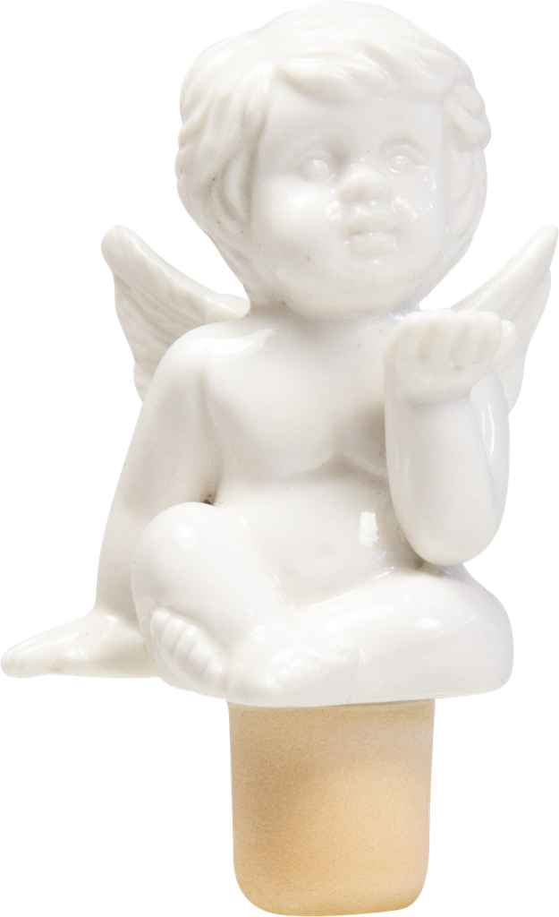 ANGELO Bottle-Stop 6,5 cm Porcelain white
