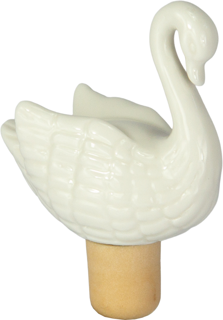 SWANLAKE Bottle-Stop 6 cm Porcelain white