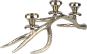 VENISON Candleholder 3-er 52 cm Metal antique-silver
