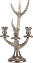 VENISON Candleholder 3-er 41 cm Metal antique-silver