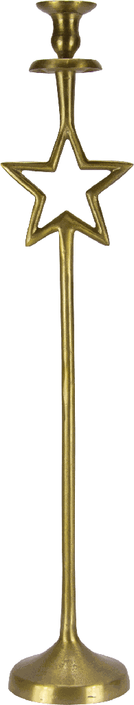 STARLIGHT Candleholder 75 cm Metal brass