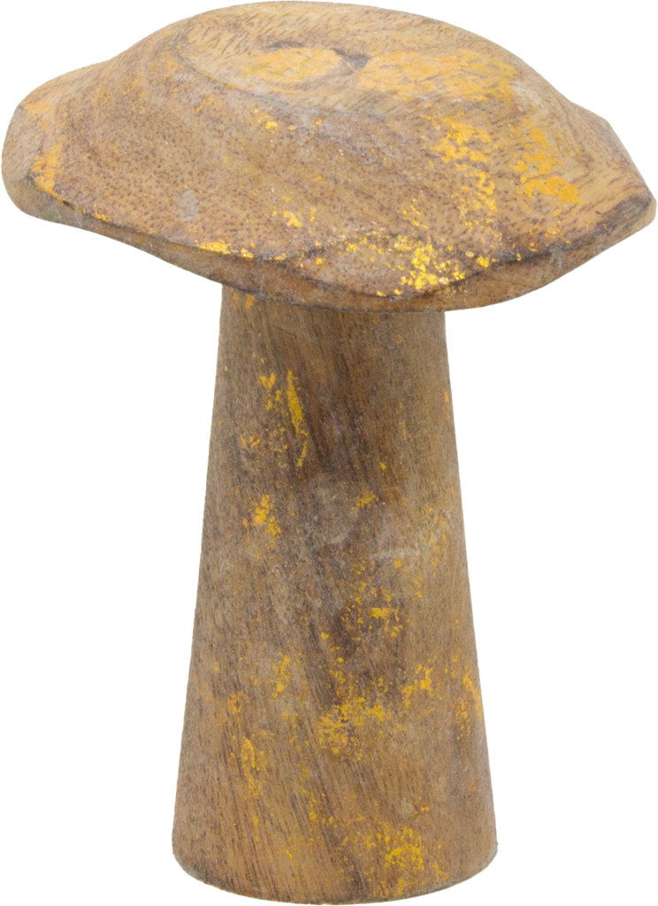 FOREST Mushroom 13 cm Wood patinated