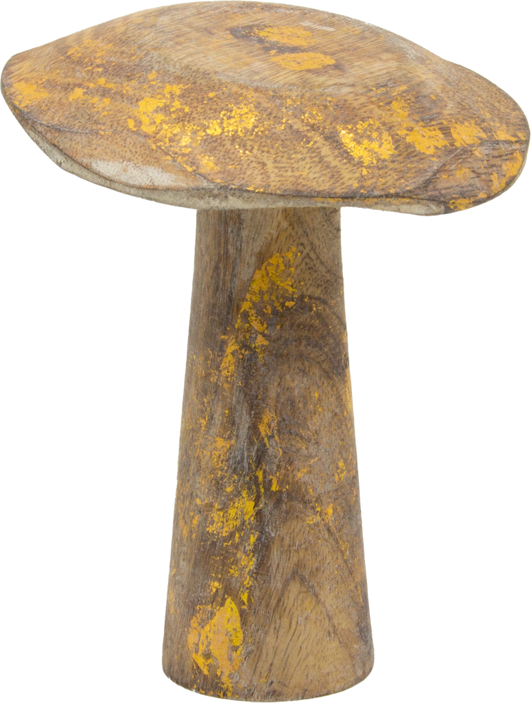FOREST Mushroom 16 cm Wood patinated