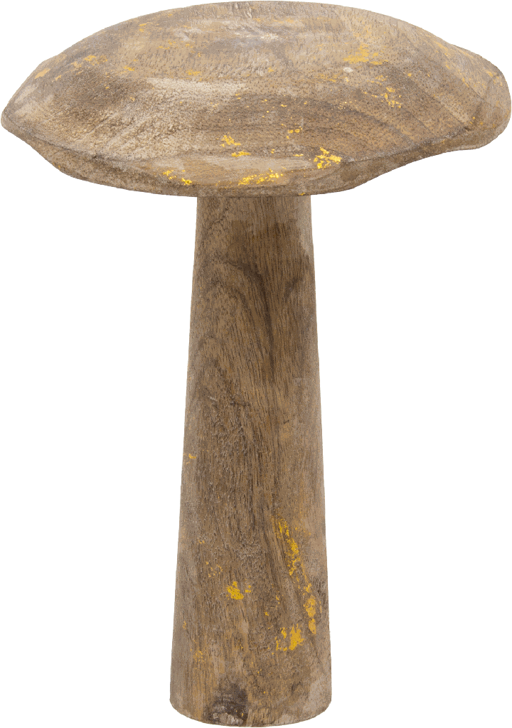 FOREST Pilz 21,5 cm Holz patiniert