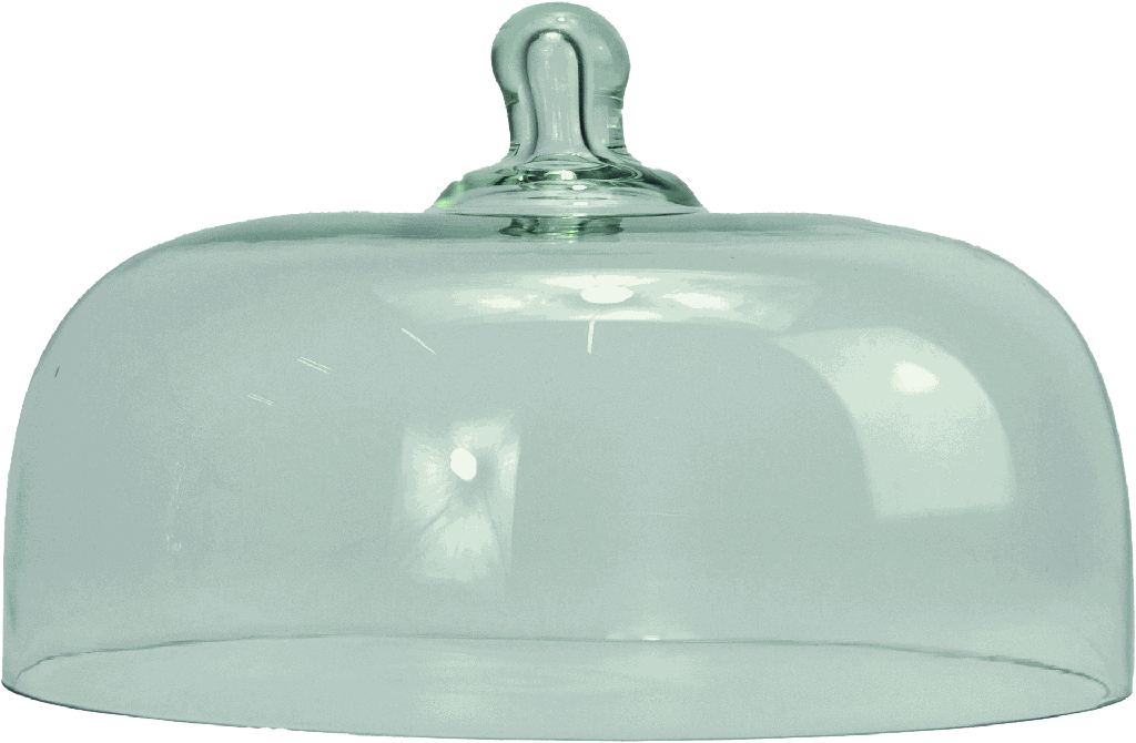 Cloche 18 x Ø 28 cm Glass clear