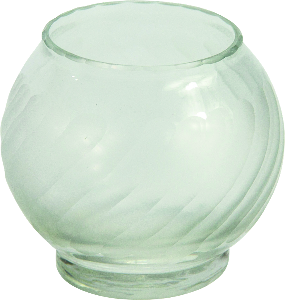 Hurrican 8 x Ø 9 cm Glass satin finished