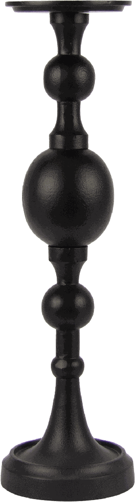 BALLOON Candleholder 48 cm Metal black
