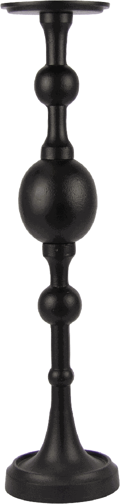BALLOON Candleholder 56 cm Metal black