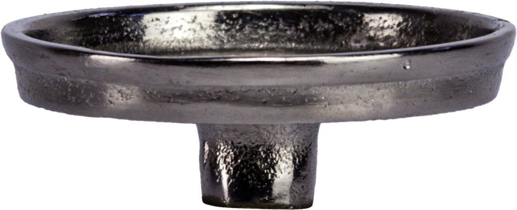 Top-Plate for Candleholder Ø 9 cm for Pillar Candles Metal antique-silver