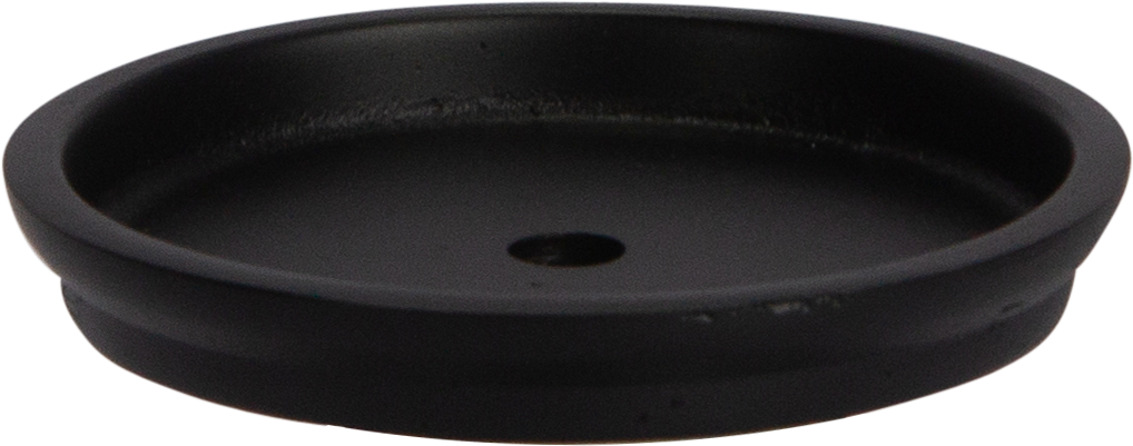 Intermediate plate Ø 9 cm Metal black