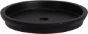 Intermediate plate Ø 9 cm Metal black