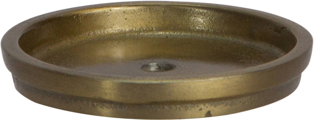Intermediate plate Ø 9 cm Metal brass