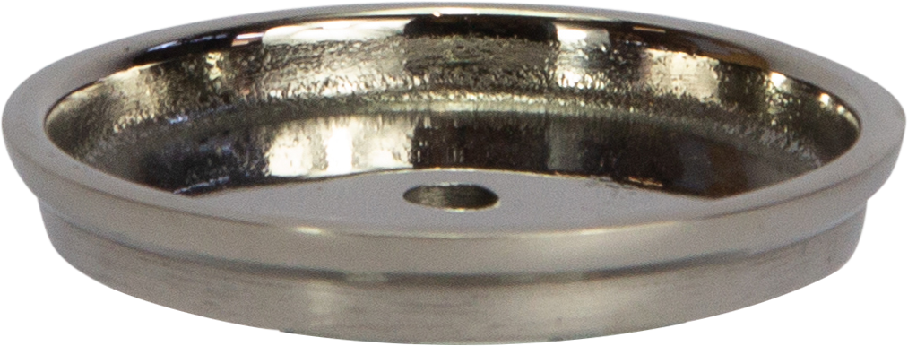 Intermediate plate Ø 9 cm Metal antique-silver