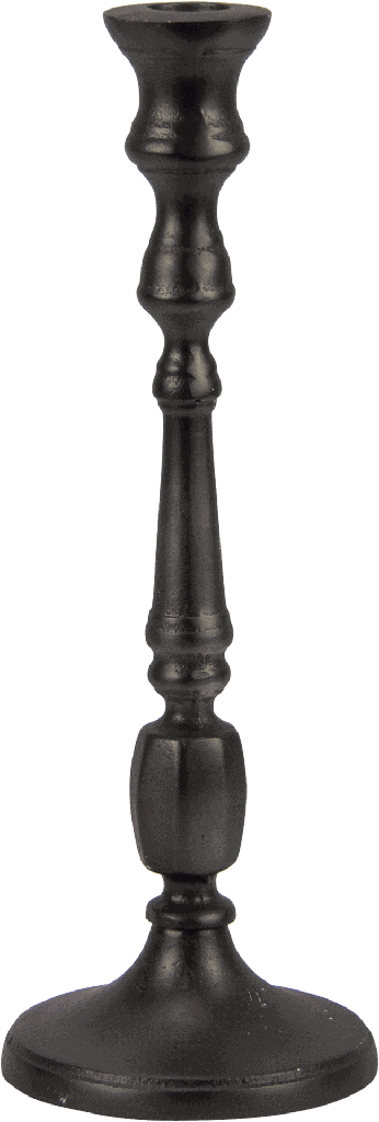 CLASSIC Candleholder Height 29 cm Metal black