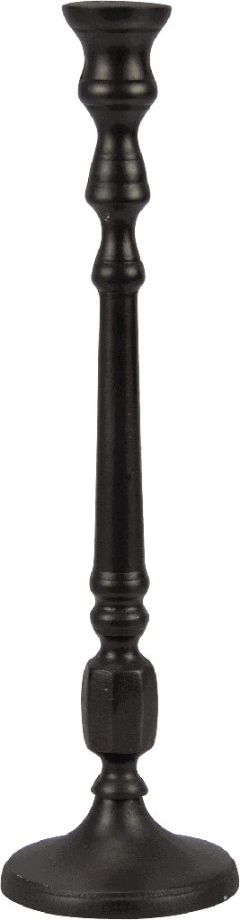 CLASSIC Candleholder Height 37,5 cm Metal black