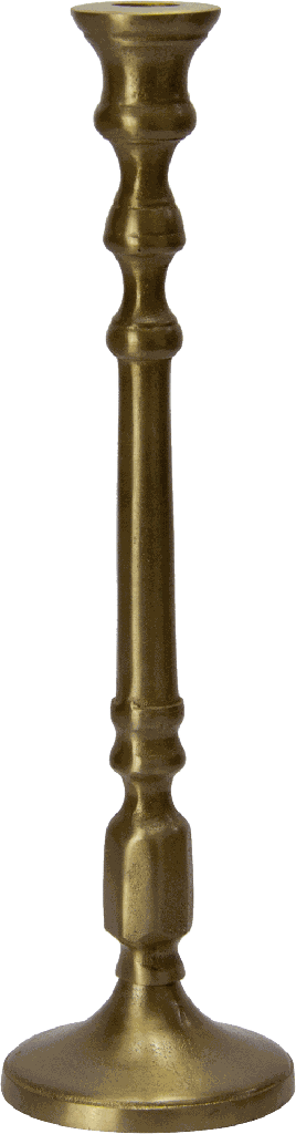 CLASSIC Candleholder Height 37,5 cm Metal brass