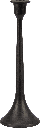TORRE Kerzenständer Höhe 29 cm Metall schwarz