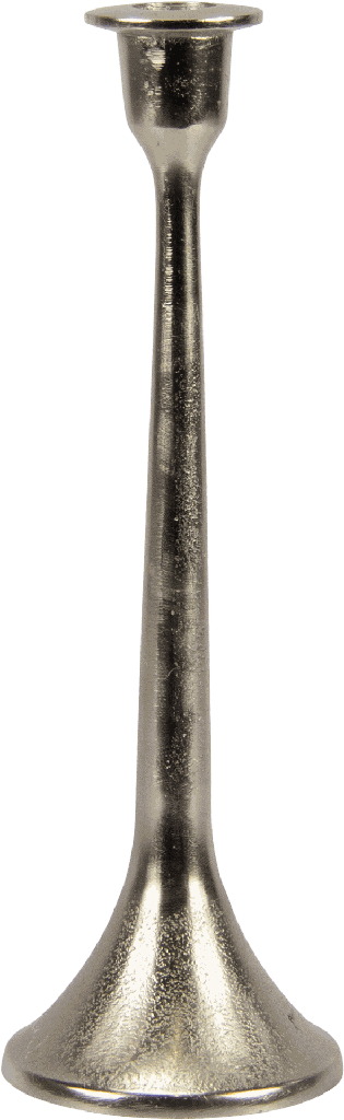 TORRE Candleholder Height 29 cm Metal antique-silver