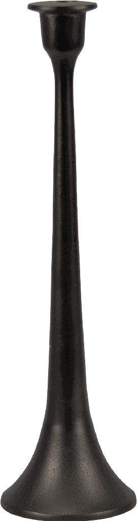 TORRE Kerzenständer Höhe 35 cm Metall schwarz