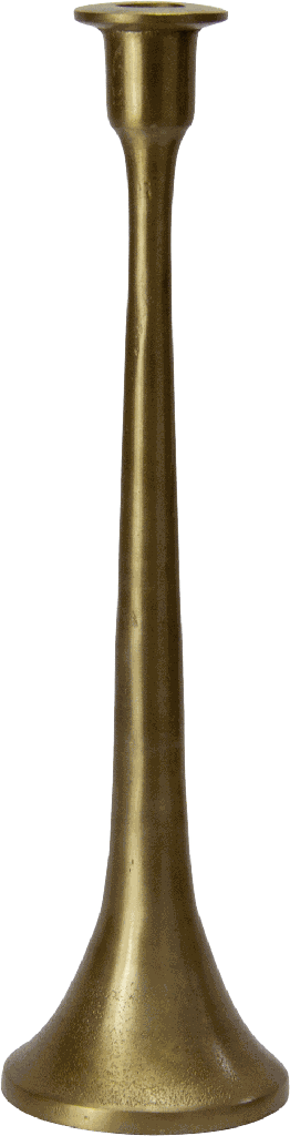 TORRE Candleholder Height 35 cm Metal brass