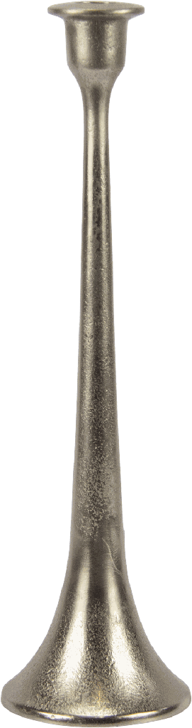 TORRE Candleholder Height 35 cm Metal antique-silver