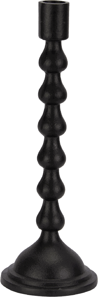 DROP Candleholder Height 28,5 cm Metal black