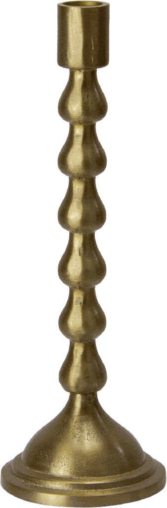DROP Candleholder Height 28,5 cm Metal brass