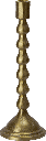 DROP Kerzenständer Höhe 28,5 cm Metall messing