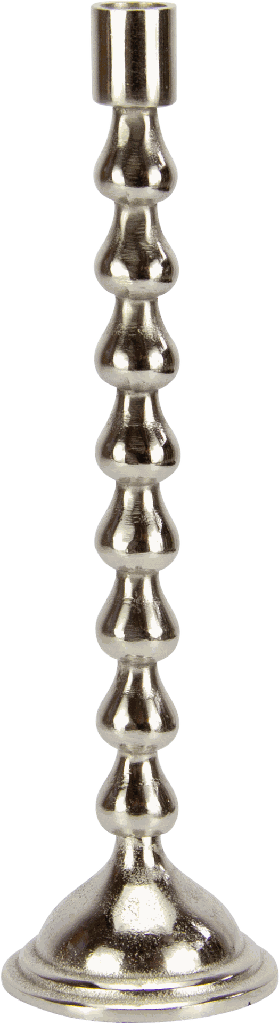 DROP Kerzenständer Höhe 35 cm Metall antik-silber