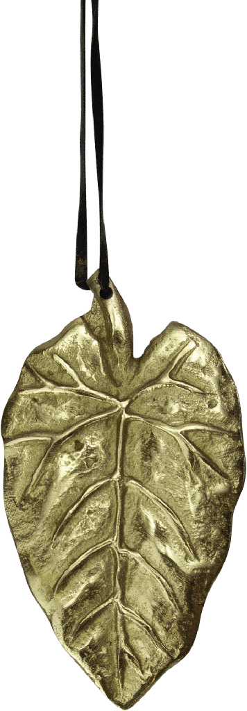 LIME TREE Leave 12,5 cm Metal brass
