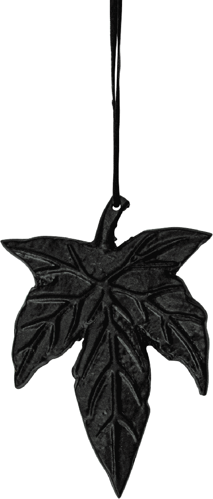 MAPLE Leave 13,5 cm Metal black