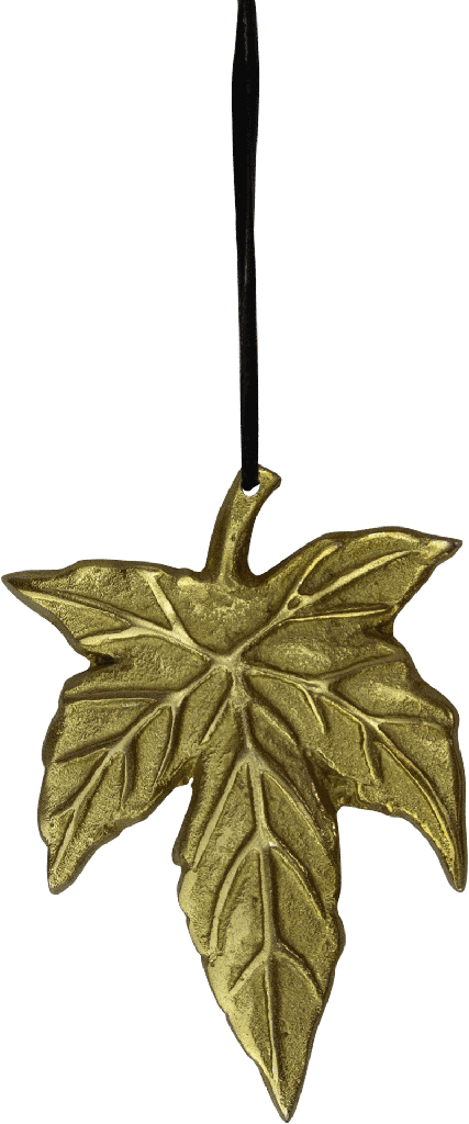 MAPLE Leave 13,5 cm Metal brass
