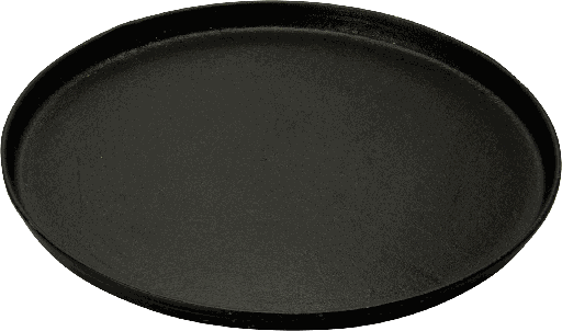 [23306A70] BASIC Kerzentablett Ø 40 cm Metall schwarz