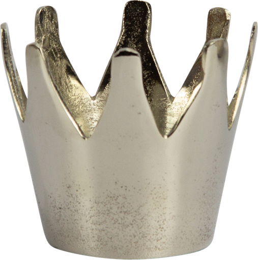 [23319A99] ROYAL Vase / Planter 10 cm Metal antique-silver