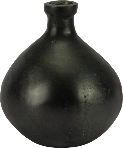 [23325A70] BOWL Vase 15 cm Metal black