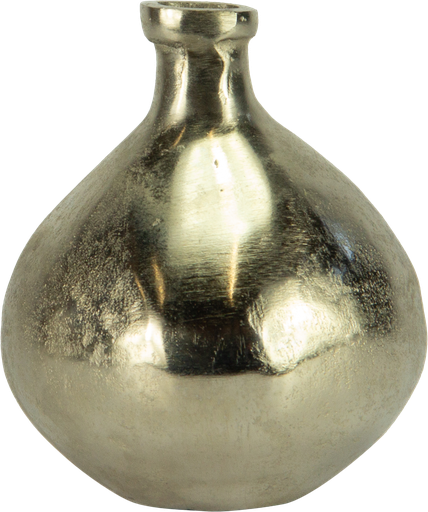 [23325A99] BOWL Vase 15 cm Metall antik-silber