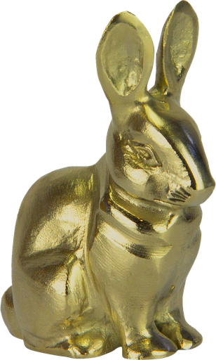 [23333A90] BUNNY Rabbit 17 cm Metal brass