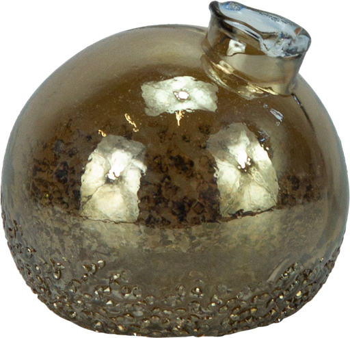 [23408A60] BOULE Vase Ø 10 cm Glass brown