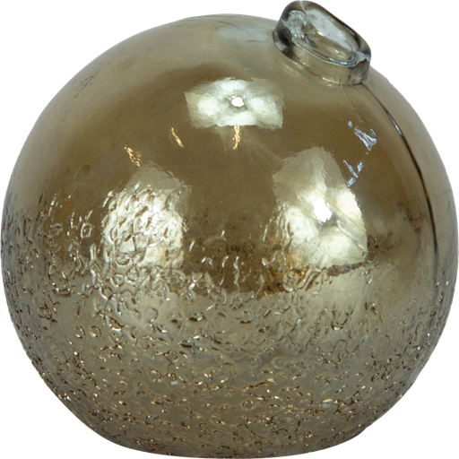 [23409A60] BOULE Vase Ø 13 cm Glass brown