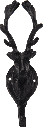 [24018A70] VENISON Wall Hook 21 cm Metal black