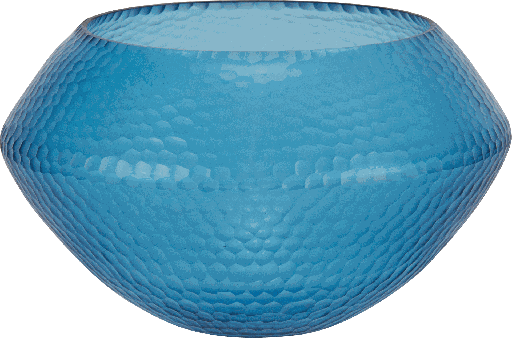 [24022A20] Vase 15 x Ø 25 cm Glass turquoise