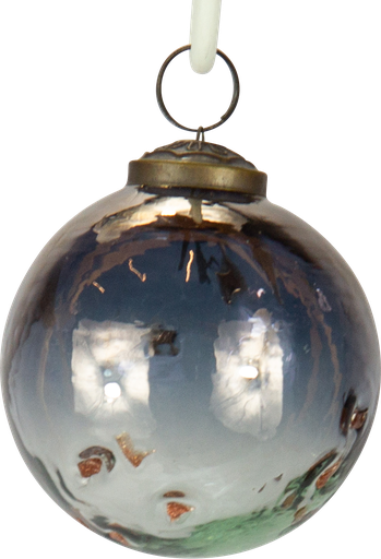 [24030W77] Ball 7 cm Glass smoke